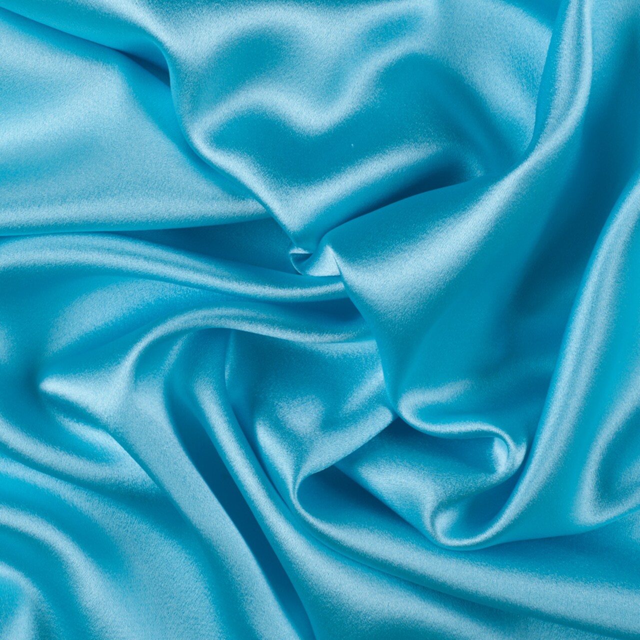 1 Yard Angel Blue Silk Crepe Back Satin Opulent Smooth Soft Draped Fabric 44 inch Width